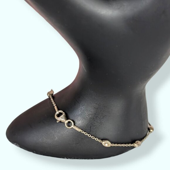Vintage Sterling Dainty Chain Bracelet/Anklet - Picture 3 of 5